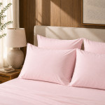 Taies d'oreiller percale 80 fils coton peigné x2 | Faitonlit