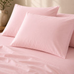 Taies d'oreiller percale 80 fils coton peigné x2 | Faitonlit