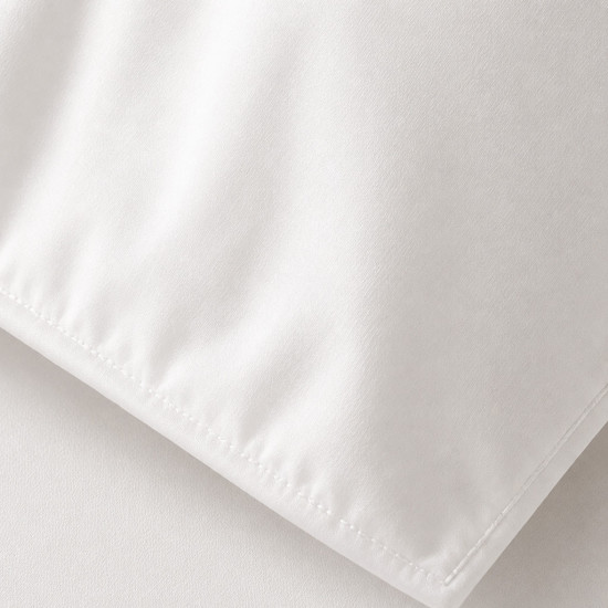 Taies d'oreiller percale 80 fils coton peigné x2 | Faitonlit