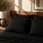 Taies d'oreiller percale 80 fils coton peigné x2 | Faitonlit