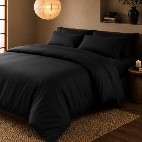House de couette percale 200 fils premium coton peigné | Faitonlit