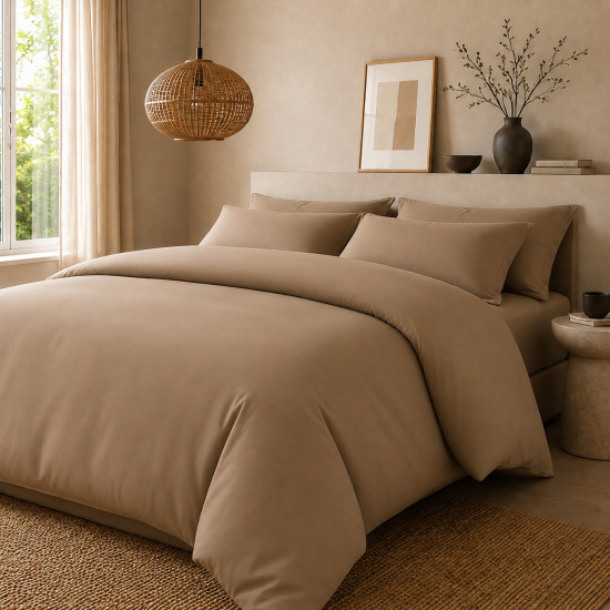 House de couette percale 200 fils premium coton peigné | Faitonlit