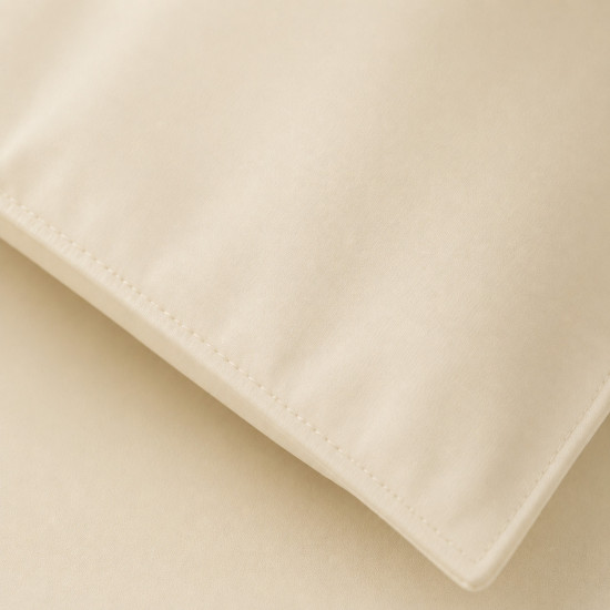 Taies d'oreiller percale 80 fils coton peigné x2 | Faitonlit