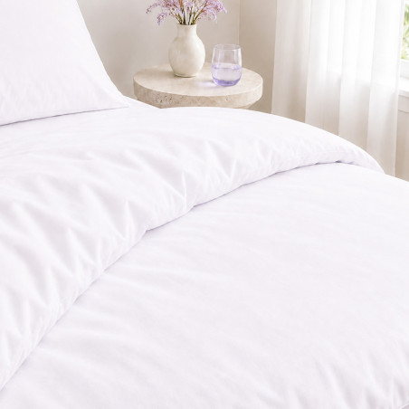 Housse de couette percale 80 fils coton peigné | Faitonlit