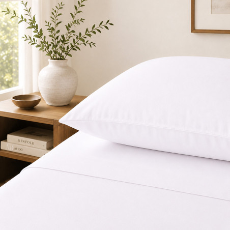 Drap plat satin de coton 200 fils premium | Faitonlit