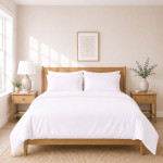 Taies d'oreiller satin de coton 200 fils x2 | Faitonlit