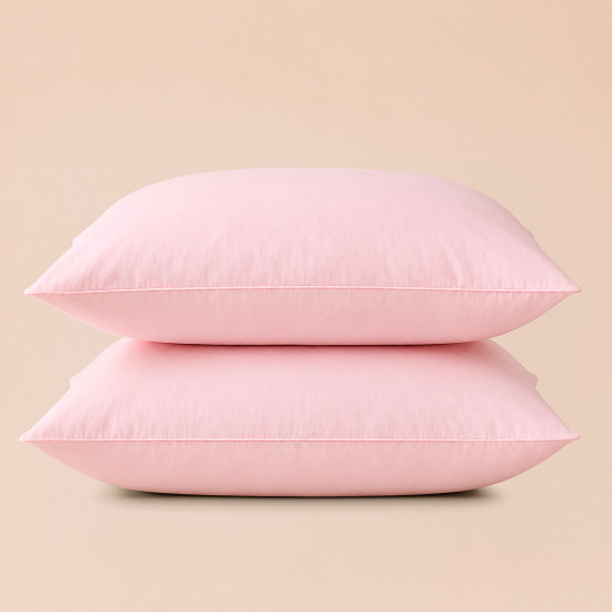 Taies d'oreiller satin de coton 200 fils x2 | Faitonlit