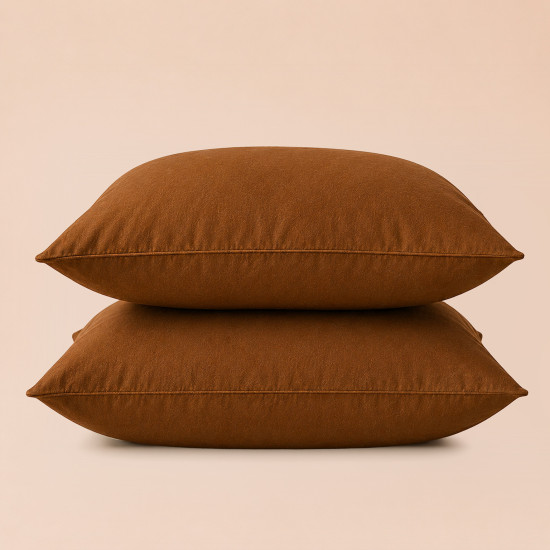 Taies d'oreiller satin de coton 200 fils x2 | Faitonlit