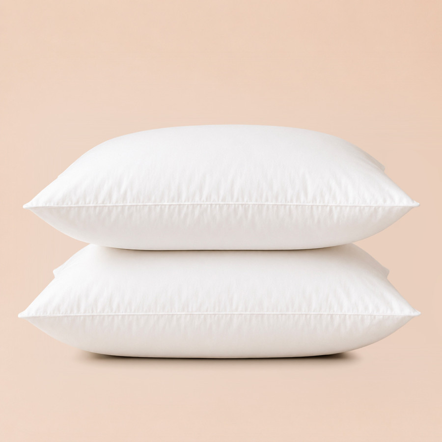 Taies d'oreiller satin de coton 200 fils x2 | Faitonlit
