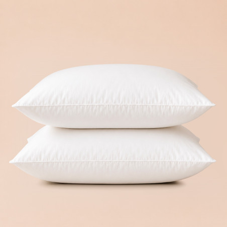 Taies d'oreiller satin de coton 200 fils x2 | Faitonlit