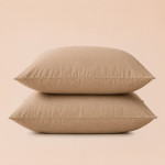 Taies d'oreiller satin de coton 200 fils x2 | Faitonlit