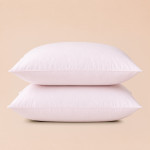 Taies d'oreiller percale 80 fils coton peigné x2 | Faitonlit