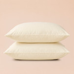 Taies d'oreiller percale 80 fils coton peigné x2 | Faitonlit