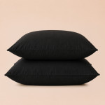 Taies d'oreiller percale 80 fils coton peigné x2 | Faitonlit