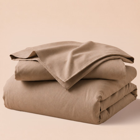 House de couette percale 200 fils premium coton peigné | Faitonlit