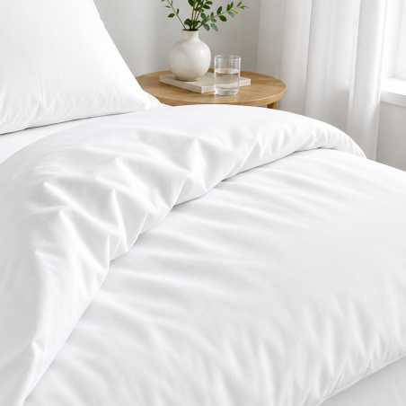 House de couette percale 200 fils premium coton peigné | Faitonlit