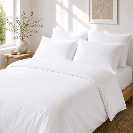 House de couette percale 200 fils premium coton peigné | Faitonlit