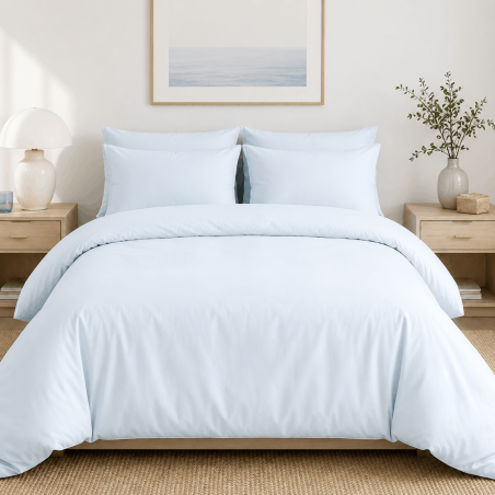 House de couette percale 200 fils premium coton peigné | Faitonlit