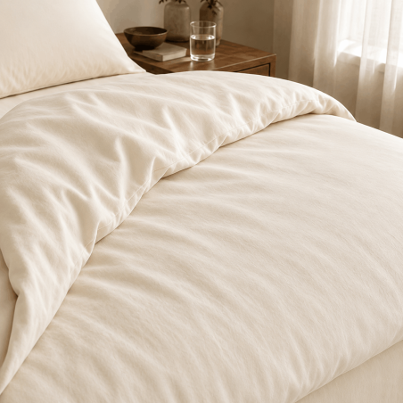 House de couette percale 200 fils premium coton peigné | Faitonlit