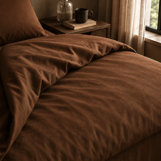 House de couette percale 200 fils premium coton peigné | Faitonlit