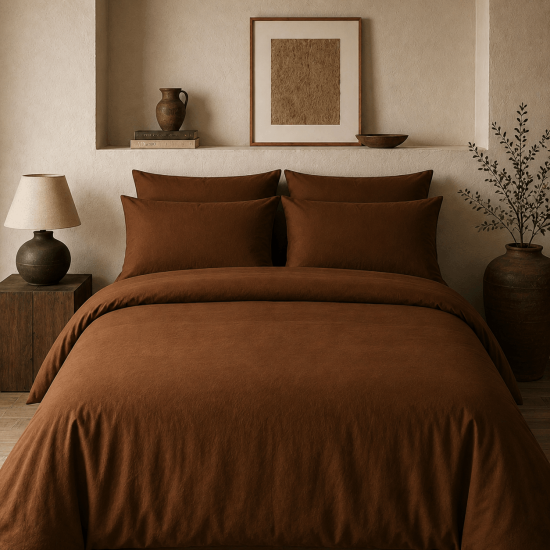 House de couette percale 200 fils premium coton peigné | Faitonlit