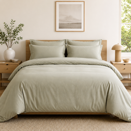 House de couette percale 200 fils premium coton peigné | Faitonlit