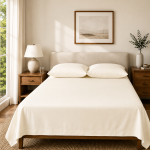 Drap plat satin de coton 200 fils premium | Faitonlit
