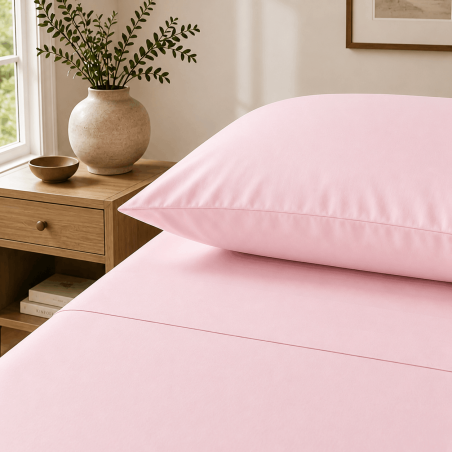Drap plat satin de coton 200 fils premium | Faitonlit