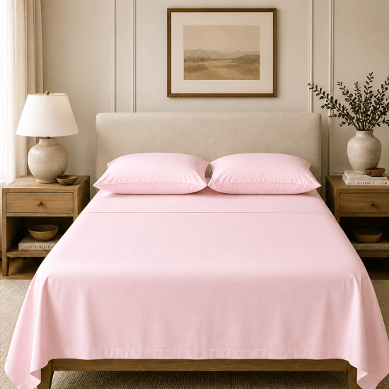 Drap plat satin de coton 200 fils premium | Faitonlit