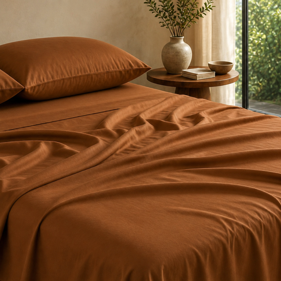 Drap plat satin de coton 200 fils premium | Faitonlit