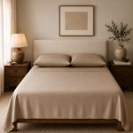 Drap plat satin de coton 200 fils premium | Faitonlit