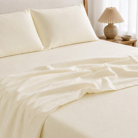 Drap housse satin de coton 200 fils premium | Faitonlit