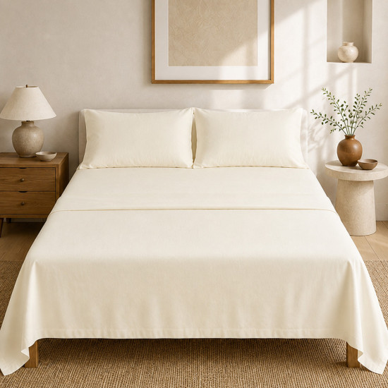 Drap housse satin de coton 200 fils premium | Faitonlit