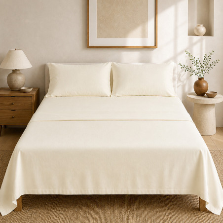 Drap housse satin de coton 200 fils premium | Faitonlit