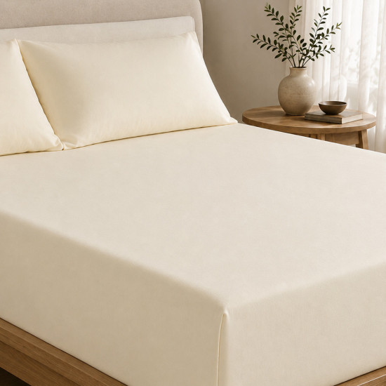 Drap housse satin de coton 200 fils premium | Faitonlit