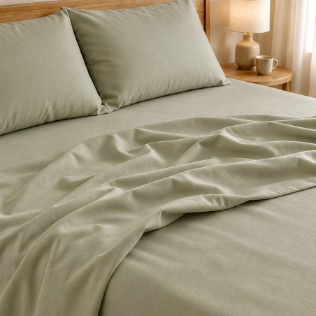 Drap housse satin de coton 200 fils premium | Faitonlit