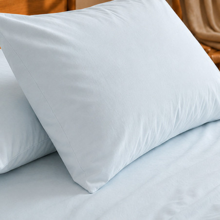 Taies d'oreiller satin de coton 200 fils x2 | Faitonlit