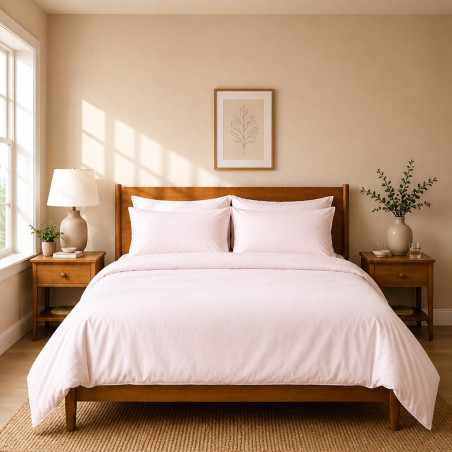Taies d'oreiller satin de coton 200 fils x2 | Faitonlit