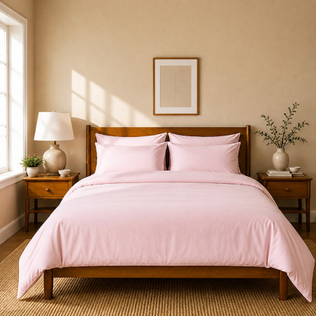 Taies d'oreiller satin de coton 200 fils x2 | Faitonlit