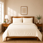 Taies d'oreiller satin de coton 200 fils x2 | Faitonlit