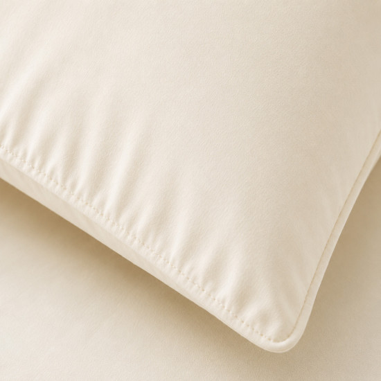 Taies d'oreiller satin de coton 200 fils x2 | Faitonlit