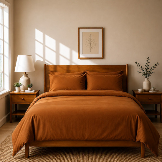 Taies d'oreiller satin de coton 200 fils x2 | Faitonlit