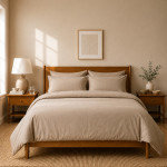 Taies d'oreiller satin de coton 200 fils x2 | Faitonlit