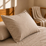 Taies d'oreiller satin de coton 200 fils x2 | Faitonlit