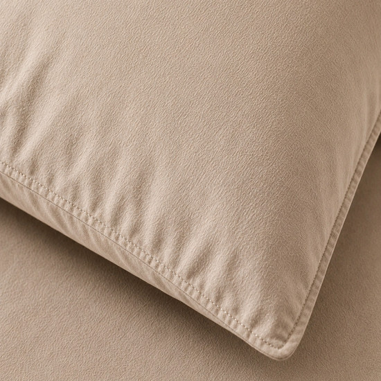 Taies d'oreiller satin de coton 200 fils x2 | Faitonlit