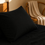 Taies d'oreiller satin de coton 200 fils x2 | Faitonlit