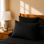 Taies d'oreiller satin de coton 200 fils x2 | Faitonlit