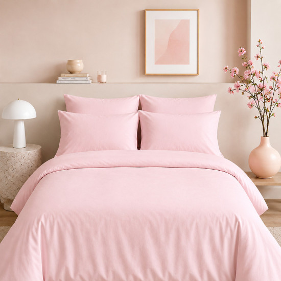 Housse de couette percale 80 fils coton peigné | Faitonlit