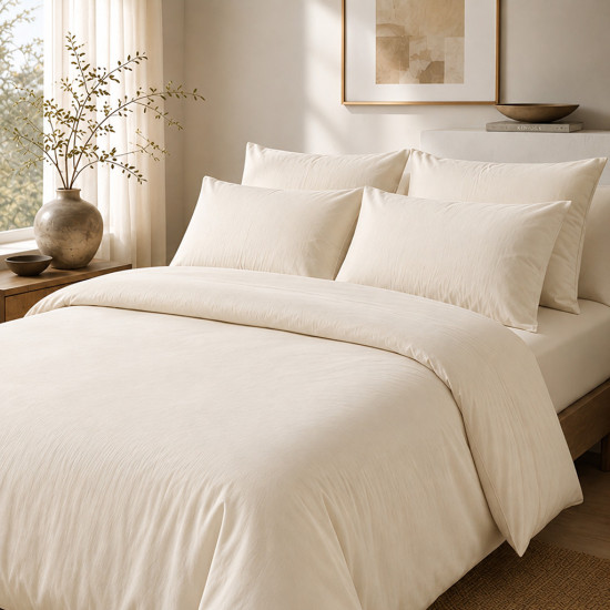 Housse de couette percale 80 fils coton peigné | Faitonlit