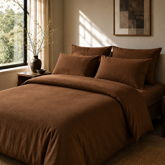 Housse de couette percale 80 fils coton peigné | Faitonlit
